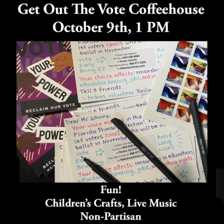 Get Out the Vote Coffeehouse